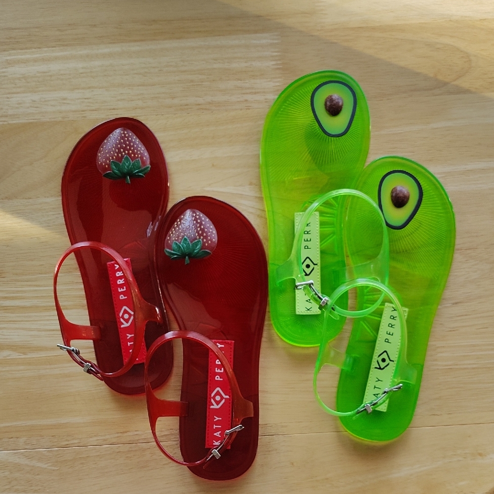 🥑 Katy Perry Geli Jelly Shoes. Avocado. New in The Box! Size 6 - Picture 9 of 9